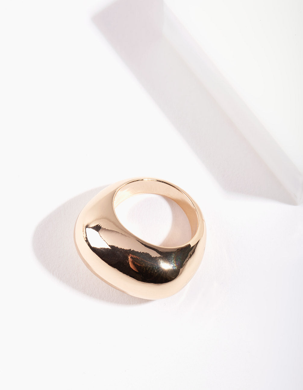 Gold Metal Orb Ring