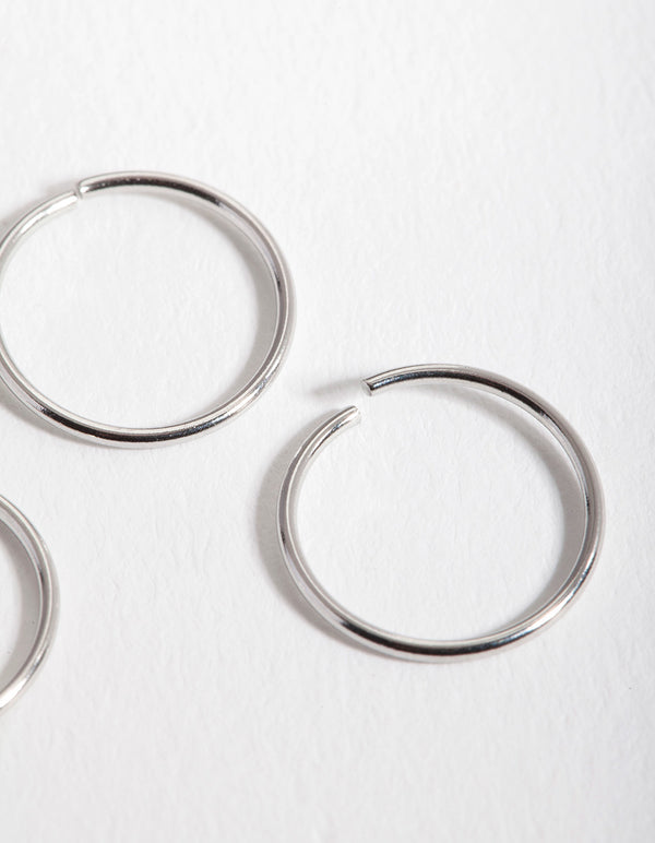 Surgical Steel Plain Nose Ring Pack