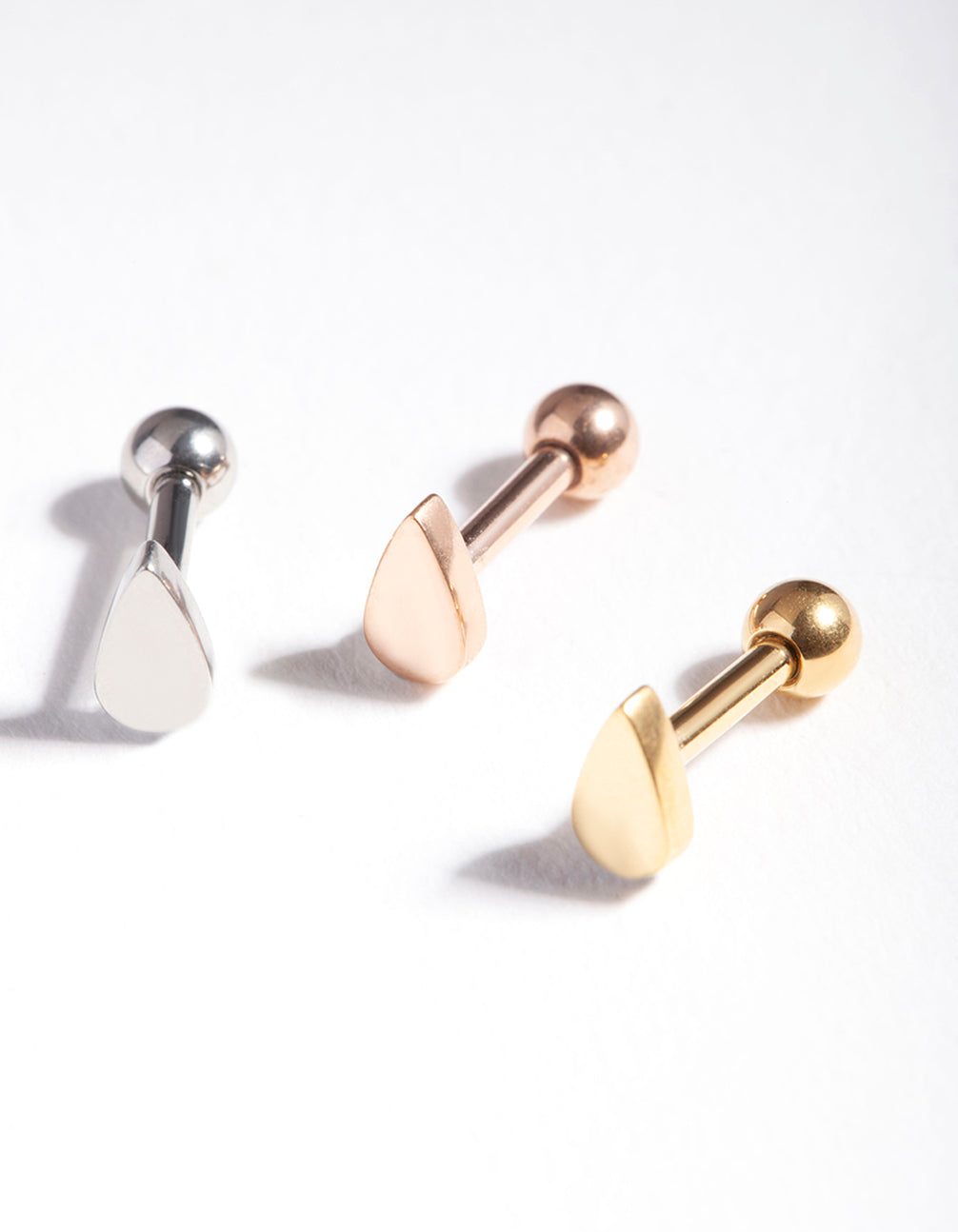 Mixed Metal Surgical Steel Barbell Pack