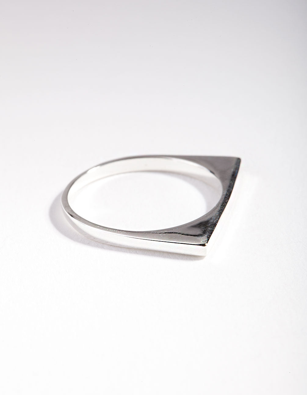 Sterling Silver Plain Bar Ring