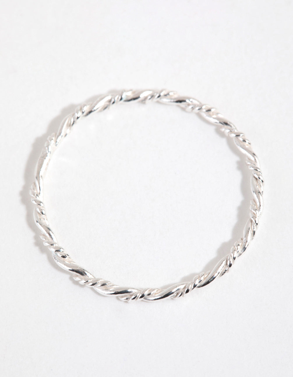 Sterling Silver Fine Twist Ring