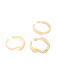 Gold Plated Molten Ring Pack - link has visual effect only