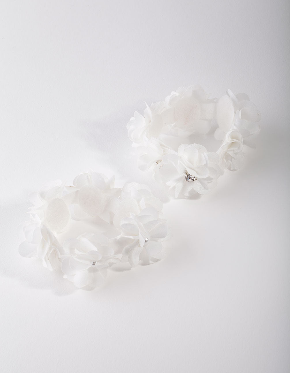 Kids Fabric Flower Garland Hair Ties
