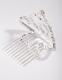 Kids Silver Diamante Swirl Crown - link has visual effect only