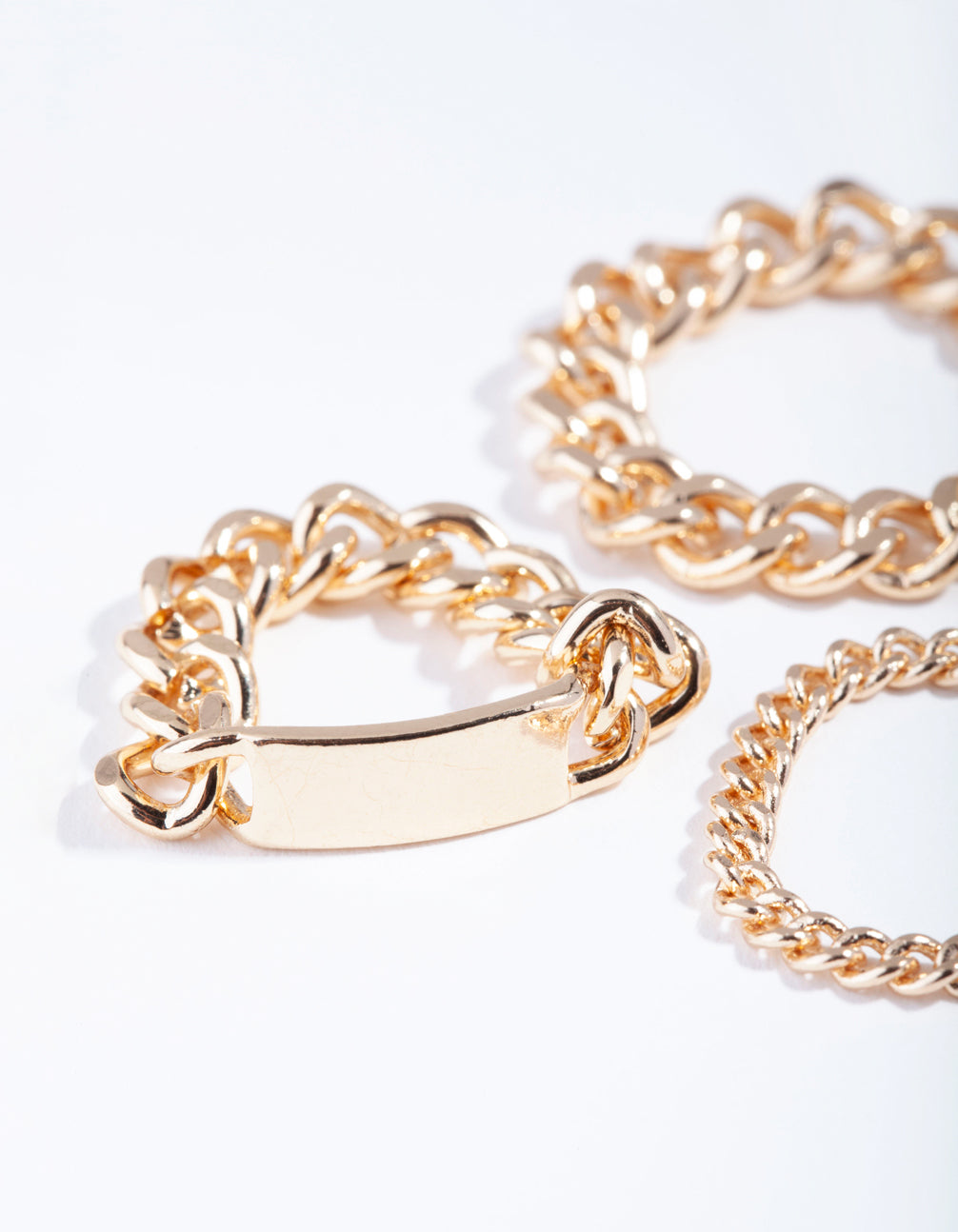 Gold Large in Charge Pack Chain Rings