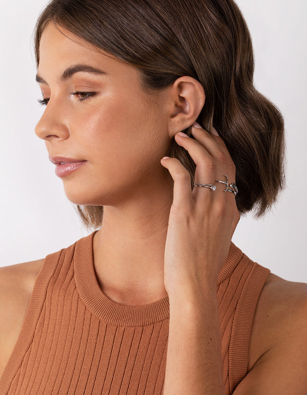 Silver Moon & Stars 5-Pack Ring