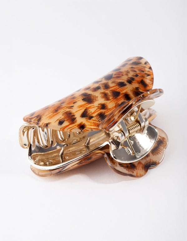 Acrylic Marble Brown Claw