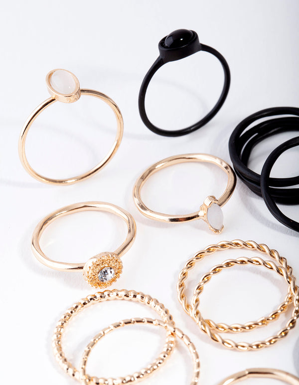 Matte Textured Ring 24-Pack