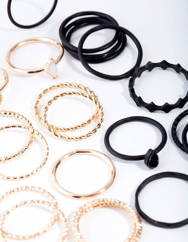 Matte Textured Ring 24-Pack