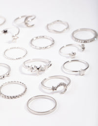 Silver Celestial Ring 24-Pack - link has visual effect only