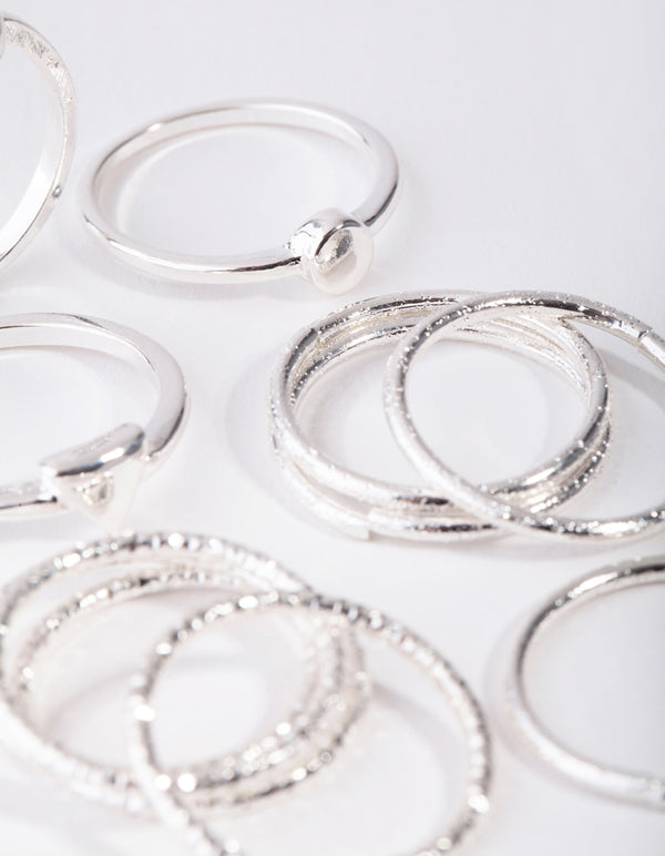 Silver Diacut Ring 11 Pack