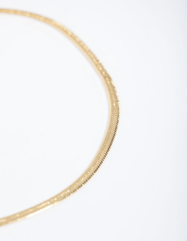Gold Thin Snake Chain Bracelet