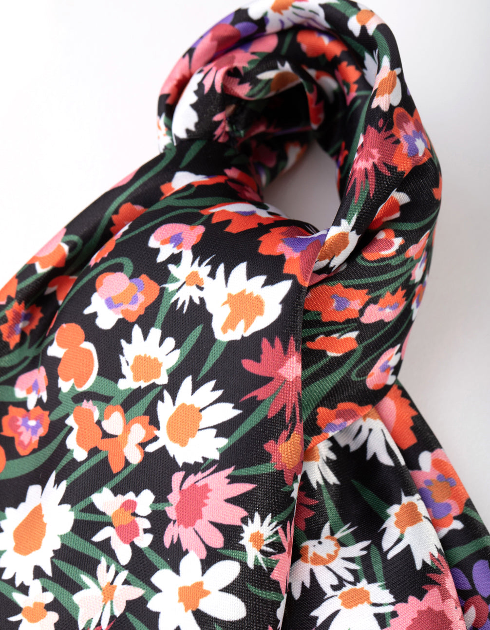 Fabric Mini Floral Scarf
