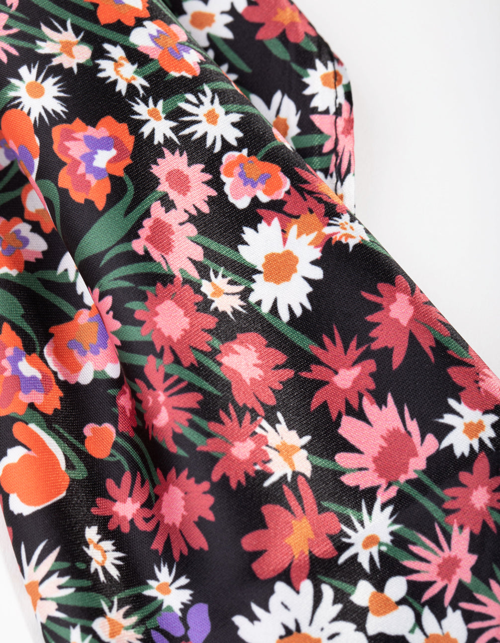 Fabric Mini Floral Scarf
