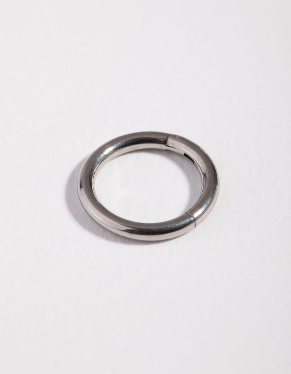 Titanium 7mm Clicker Ring
