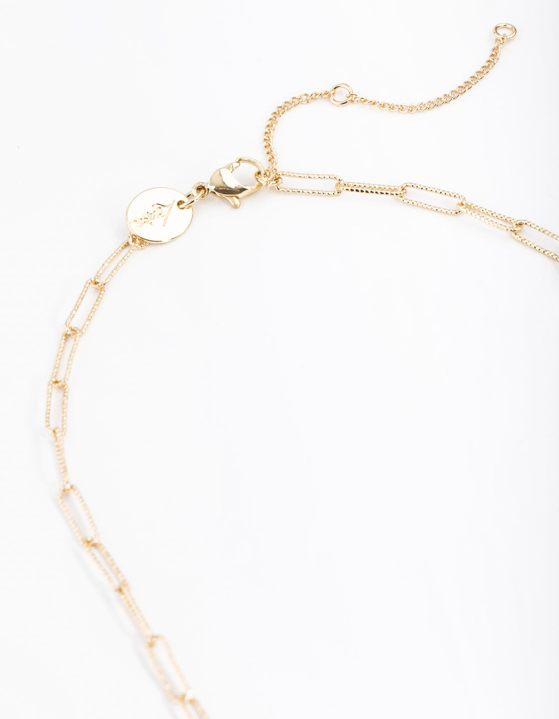 Gold Plated Rectangle Freshwater Pearl Necklace