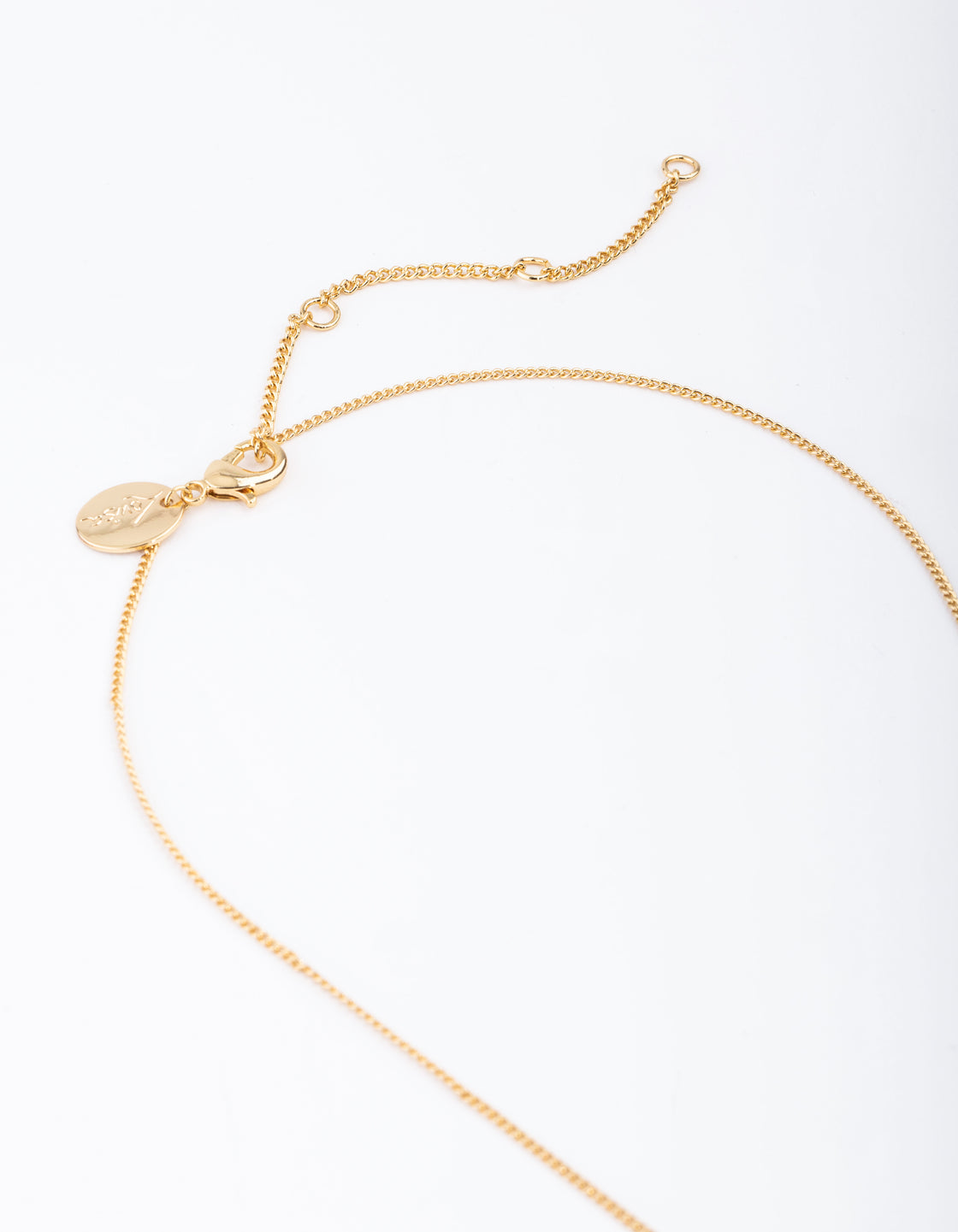 Gold Plated Semi Precious Pink Shard Necklace
