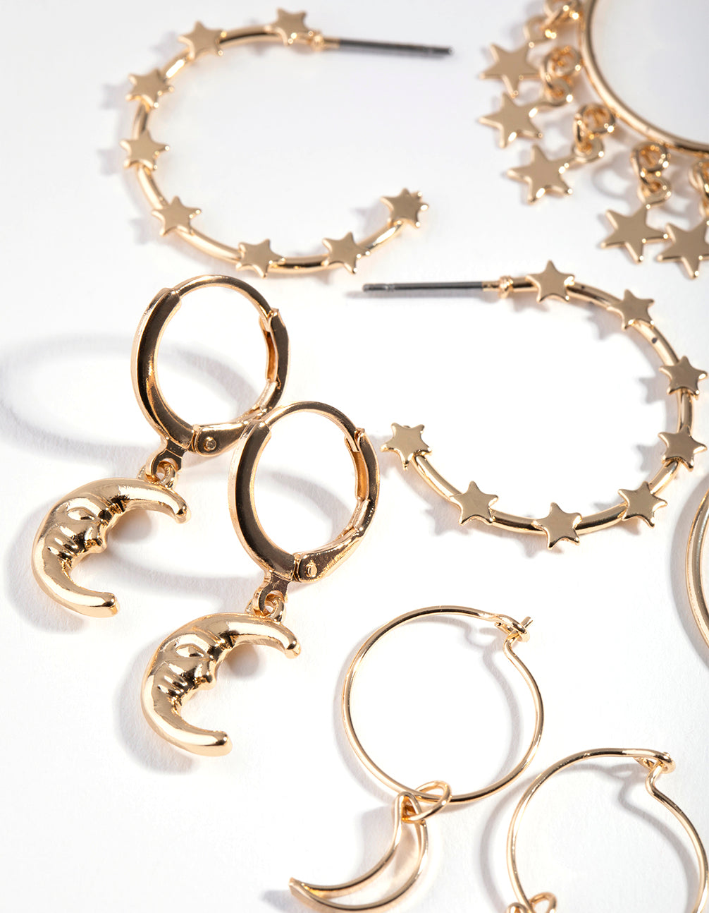 Gold Celestial 6-Pack Earring