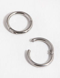 Surgical Steel Fine 5mm Sleeper Earrings - link has visual effect only