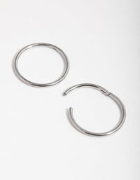 Surgical Steel Fine 10mm Sleeper Earrings - link has visual effect only