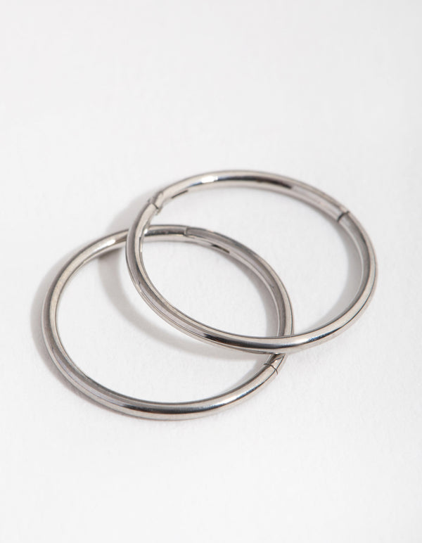 Surgical Steel Fine 10mm Sleeper Earrings