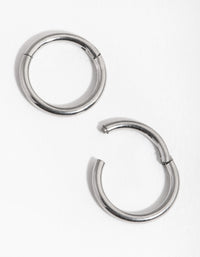 Surgical Steel Fine 8mm Sleeper Earrings - link has visual effect only
