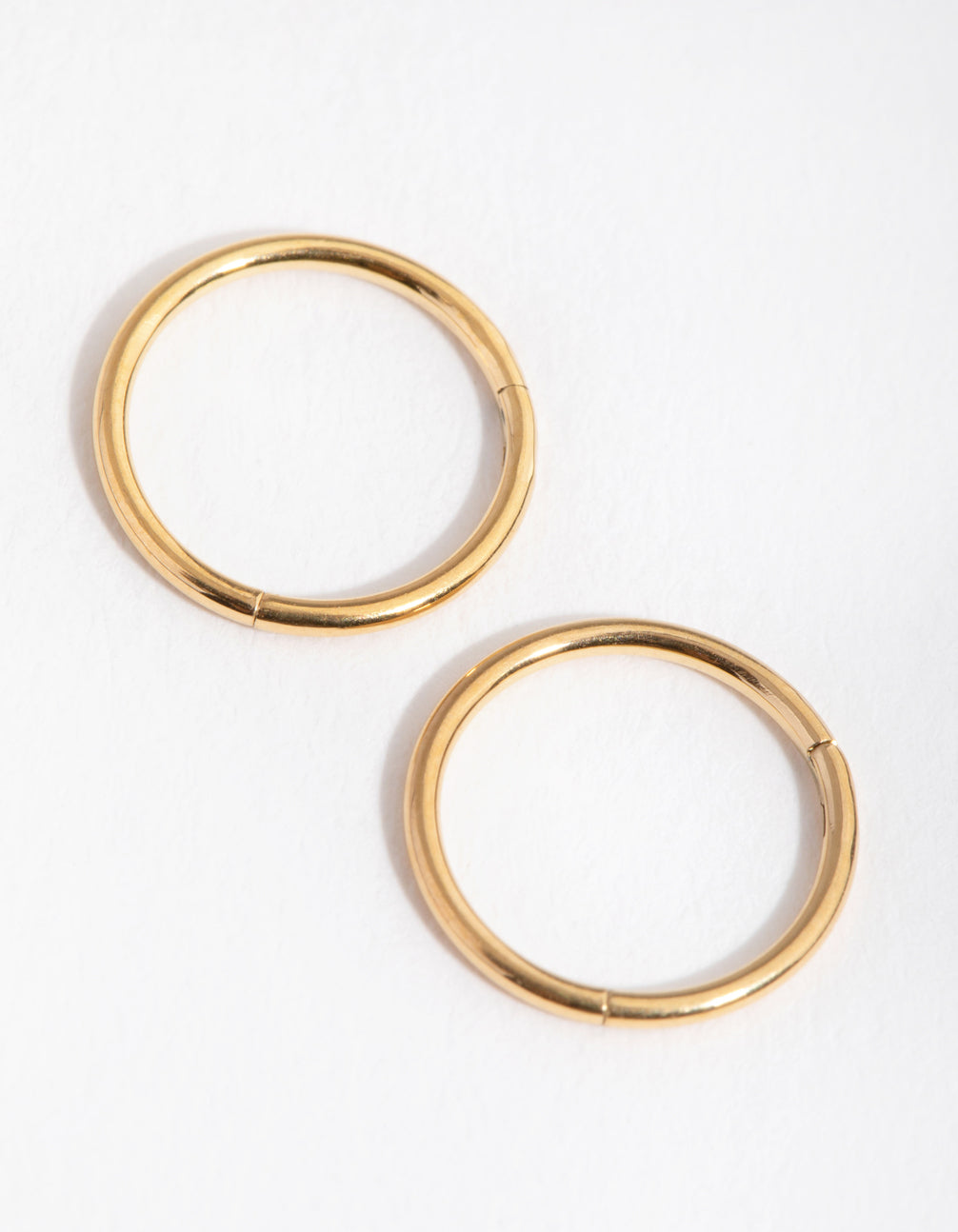 24 Carat Gold Plated Surgical Steel 8mm Sleeper Earrings