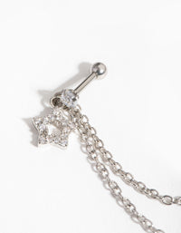 Surgical Steel Celestial Barbell & Earcuff - link has visual effect only