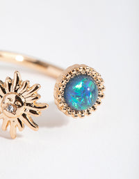 Gold Stone & Sun Ring - link has visual effect only