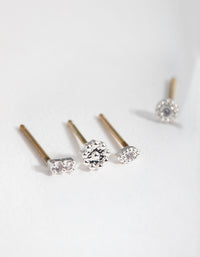 Silver Micro Celestial Earrings - link has visual effect only