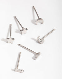 Titanium Celestial Pack Stud Earrings - link has visual effect only