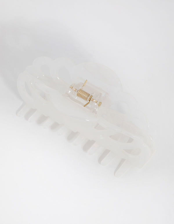 Milky Cut Out Loopy Claw