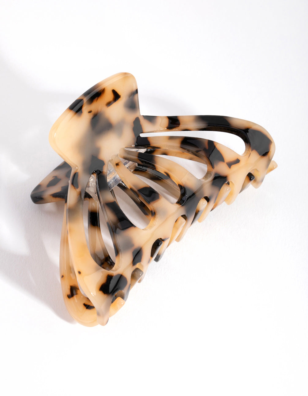 Acrylic Tortoiseshell Cut-Out Claw