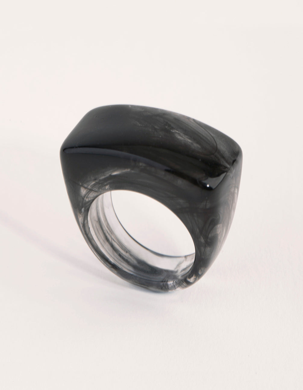 Acrylic Black Web Ring