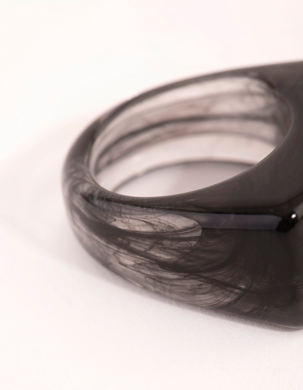 Acrylic Black Web Ring
