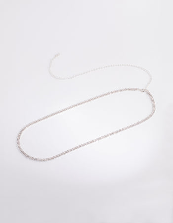 Lovisa crystal belt Black Mesh Diamante Belt - Lovisa main image 3