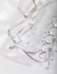 Large Clear Bow Hair Claw Clip - link has visual effect only