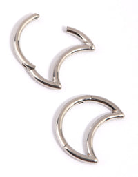 Surgical Steel Moon Sleeper Earrings - link has visual effect only