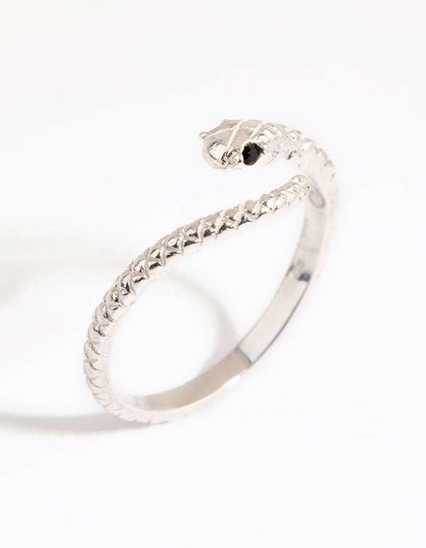 Sterling Silver Snake Wrap Ring