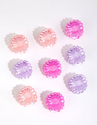 Pearlised Mini Flower Claw Pack - link has visual effect only