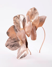 Rose Gold PU Leather Headband - link has visual effect only