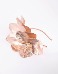 Rose Gold PU Leather Headband - link has visual effect only