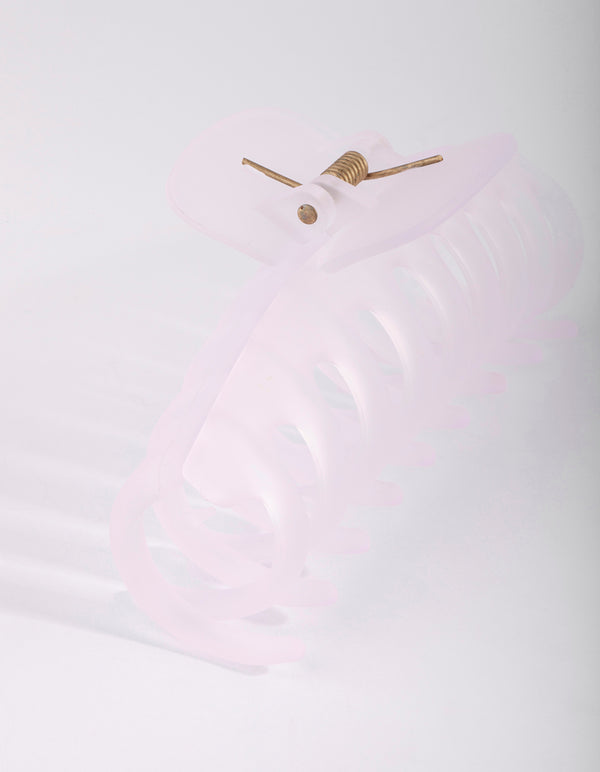 Large Blush Hair Claw Clip