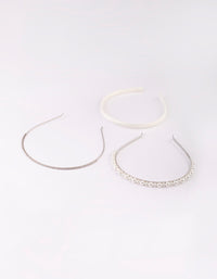 Silver Diamond & Pearl Headband - link has visual effect only