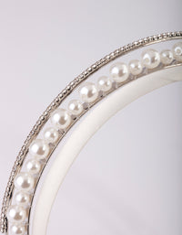 Silver Diamond & Pearl Headband - link has visual effect only