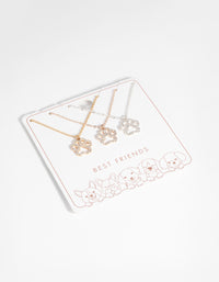 Mixed Metal Diamante Necklace Set - link has visual effect only