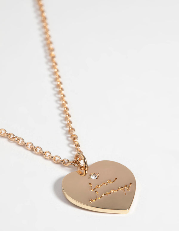 Gold Love Always Necklace