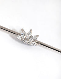 Surgical Steel Crystal Industrial Bar - link has visual effect only