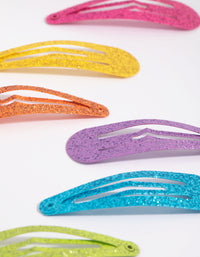 Kids Rainbow Glitter Snap 6-Pack - link has visual effect only