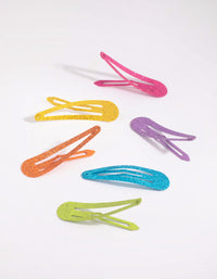 Kids Rainbow Glitter Snap 6-Pack - link has visual effect only